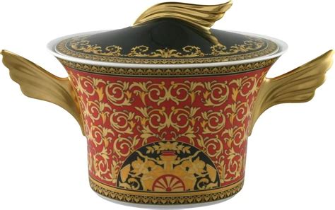 rutherford versace medusa soup tureen|Versace by Rosenthal Medusa Red Soup Tureen .